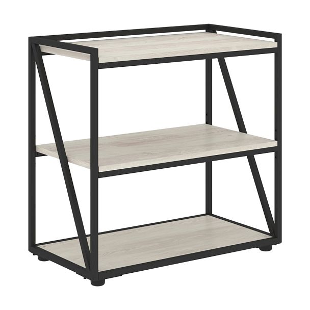 Стеллаж LMLC 80 Сосна Эдмонт/Черный 800х430х781 LOFTIS - Вид 1