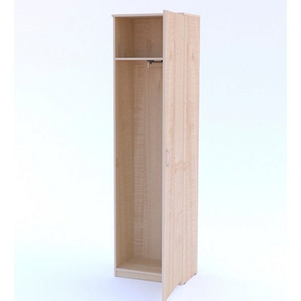 Шкаф для одежды узкий А-308 со штангой - Вид 2