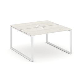 Стайл Проджект Рабочая станция 2-х сторон. SN-6O.DRS-022 Дуб Наварра/Металл Белый 1180*1632*750 - Фото предпросмотра