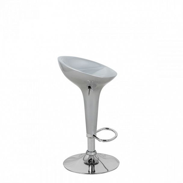 Стул барный "Бомба" QS-D-18 серебро - Вид 2