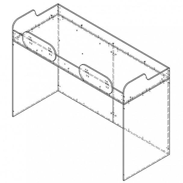 Верхняя кровать "Дельта-18.02" - Вид 3