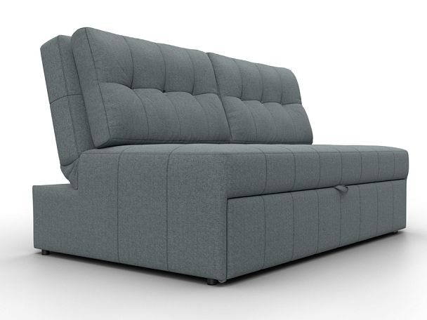 Диван прямой Лига-107 (140) Рогожка серый - Вид 3