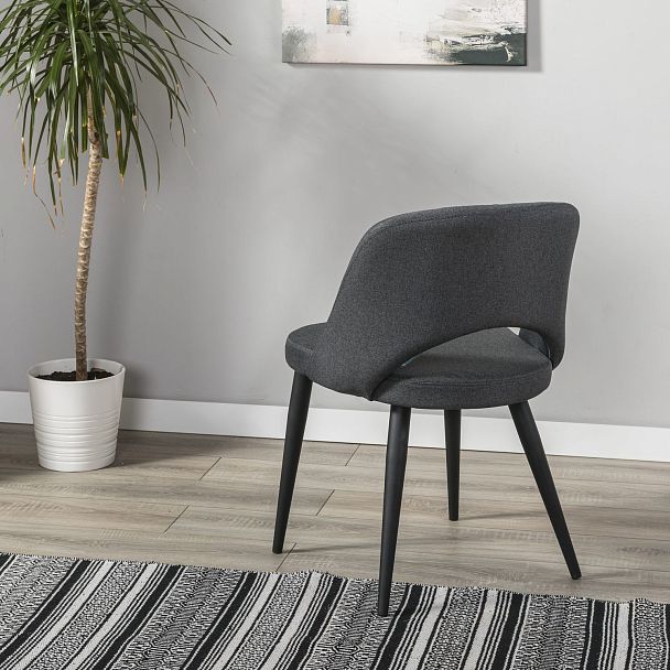 Стул Lars тёмно-серый/черный - Вид 9