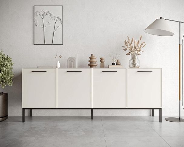 Комод с четырьмя дверками Nicole арт NEM01 - Вид 4