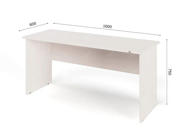ЛАЙТ / LIGHT RLG001-16x6 Прямоугольный стол 160x60x75 Дуб Молочный - Вид 2