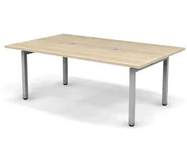 EUROPE/ЕВРОПА RE022-198х100 Прямоугольный конференц-стол 1980x1000x750 Акация светлый - Фото предпросмотра