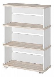 Стеллаж СБ-25/3 Карамель/Белый - Фото предпросмотра