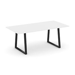 Style Project Direct Direct Стол переговорный SN-6T1.SPRG-198.3 Белый/Металл Черный 1980*980*750 - Фото предпросмотра
