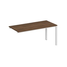 Секция стола рабочей станции на металлокаркасе КФ Комфорт КФ К.Б1 1133-1 ОФ французский орех / белый - Фото предпросмотра