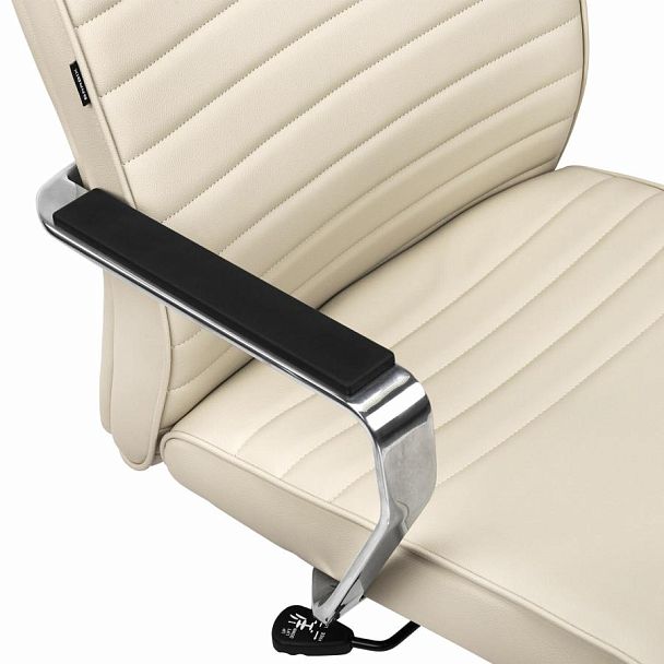 Кресло BRABIX PREMIUM Solo EX-730, алюминий, хром, экокожа, бежевое, 532937 - Вид 10