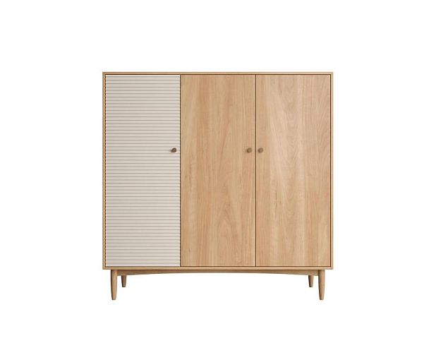 Шкаф трехстворчатый низкий Bubble Solid арт BBL13S - Вид 1