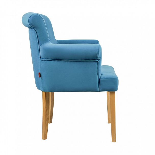 Кресло Лаура, велюр морская волна - Вид 3