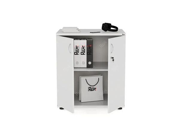 ЛАЙТ / LIGHT RLG033-70x55 Шкаф 2 полки 70x55x77 Белый - Вид 2