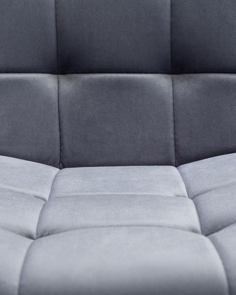 Стул обеденный DOBRIN CHILLY (Серо-голубой Holland 14, основание белое) - Вид 9