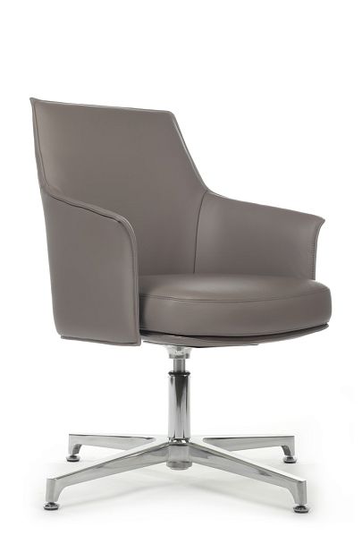 Кресло Rosso-ST С1918 Серый (3A ND9711) натуральная кожа 68*68*85 - Вид 1