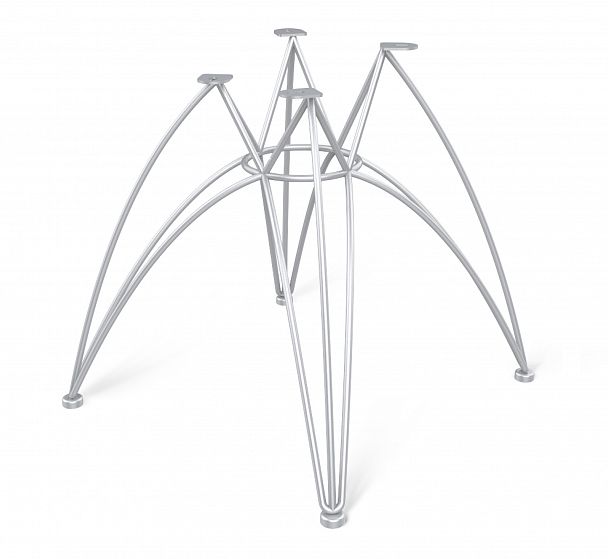 Столик журнальный Sheffilton SHT-S112/ЛДСП 60/60 хром лак/дуб сонома - Вид 5