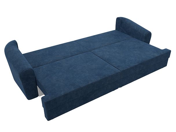 Диван прямой Милтон Велюр синий - Вид 10