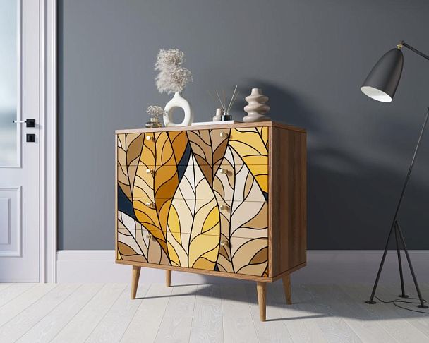 Комод Berber пять ящиков 08 принт арт BB36/Print_08 - Вид 3