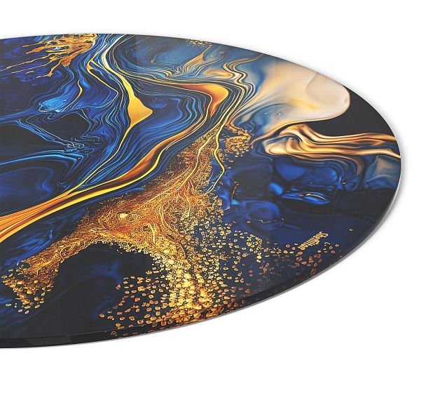 Столешница Sheffilton SHT-TT32 60 стекло/МДФ синий сапфир - Вид 4