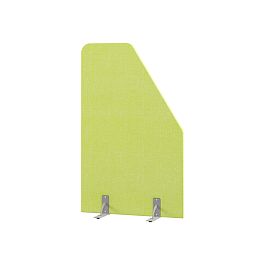 Перегородка акустическая со скосом Everprof EVO Acoustic на опорах 1000х28х1600 Ткань Romeo 07 - Фото предпросмотра