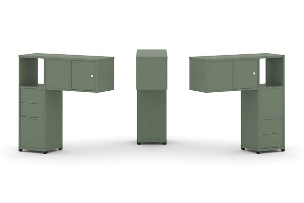 Concept Надставка низкая CN.DNN-004 Кобо/Металл Черный 1099*365*1130 - Вид 1