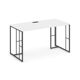 Rift Стол письменный RF.SP-001 Белый Бриллиант/Металл Антрацит 980*600*750 - Фото предпросмотра