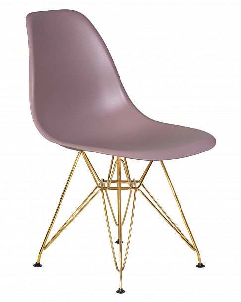 Стул обеденный DOBRIN DSR (ножки золотые, цвет сиреневый (P-04)) - Вид 2
