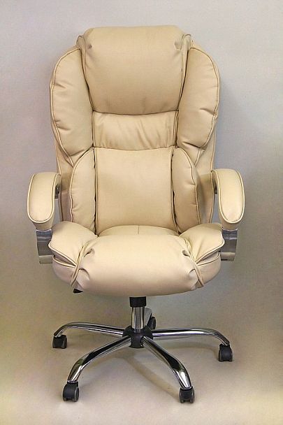 Кресло для руководителя Барон КВ-12-131112 светло-бежевое - Вид 2