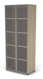 EUROPE/ЕВРОПА RE084-79х42 Шкаф 5 уровней З/С ХДФ 798x420x1965 Акация светлый - Фото предпросмотра