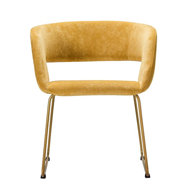 Кресло Hugs желтый/Линк золото - Вид 2
