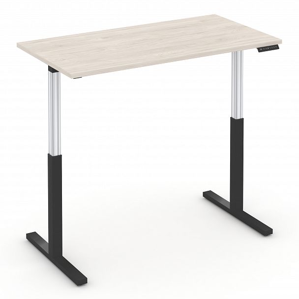 Стол электроподъемный "MOVE UP" MV.SE-3.7 Черный металл / Денвер Светлый - Вид 3