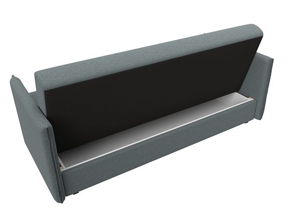 Диван-книжка Лига-018 Рогожка серый - Вид 7