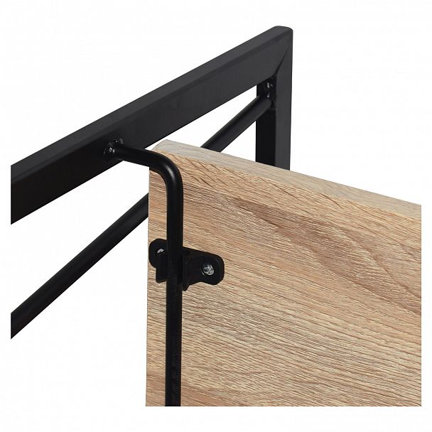 Стеллаж на металлокаркасе BRABIX "LOFT SH-001", 600х300х1250 мм, складной, цвет дуб натуральный, 641230 - Вид 12