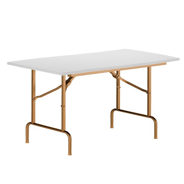 Стол Лидер 1, 1500*800, белый, шампань, кромка ПВХ - Вид 2
