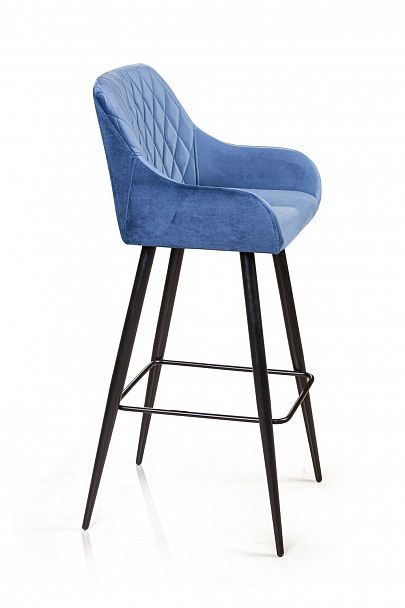 Стул барный Robert, бархат синий 29 - Вид 3