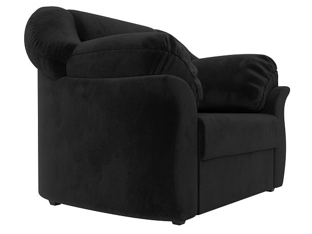 Кресло Карнелла (полностью велюр черный) - Вид 3