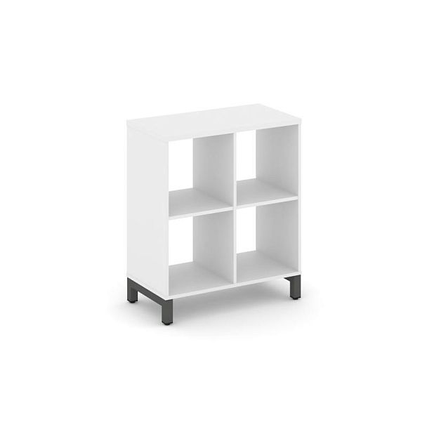 Стайл Проджект Каркас стеллажа 2 яр. SN.KS-220 Белый/Металл Антрацит 754*400*881 - Вид 1