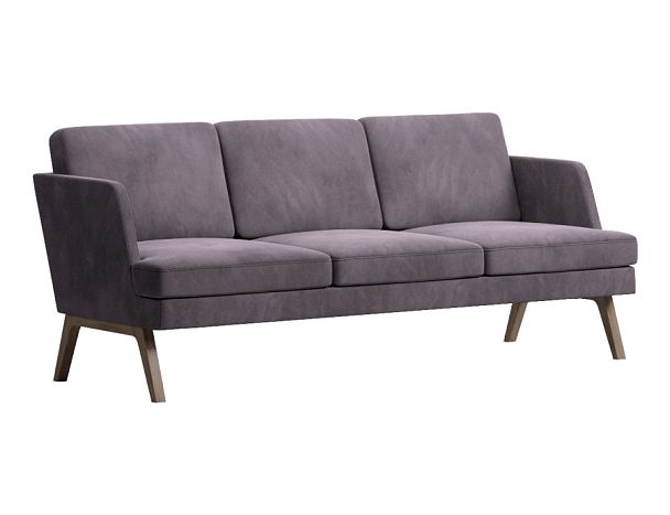 Диван Everprof Marko трехместный Ткань Коричневый Темное дерево - Вид 1