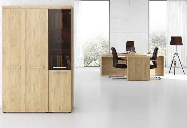 Тумба с фригобаром TTF-3D Сосна Эдмонт Z 1640х550х800 TORR-Z - Вид 2