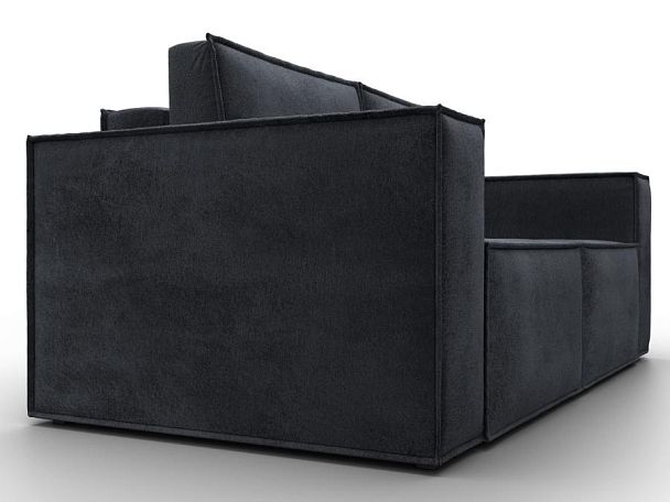 Диван прямой Куба мини Велюр серый - Вид 3