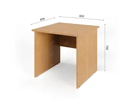 UNITY PС8-08 БУК Офисный стол прямоугольный Прямой 800х800х750 - Фото предпросмотра