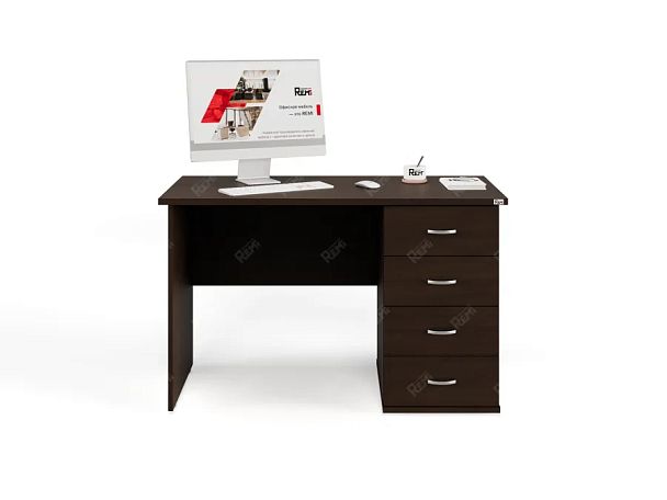 UNITY РС06-12 R Венге Стол однотумбовый Правый 1200х600х750 - Вид 2