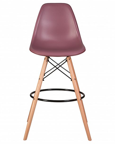 Стул барный DOBRIN DSW BAR (ножки светлый бук, цвет пыльная роза (NX-P-11)) - Вид 6
