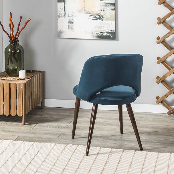 Стул Lars Diag blue/т.орех - Вид 9