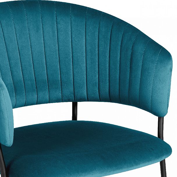 Стул кухонный Даксон изумрудный велюр/черный - Вид 8