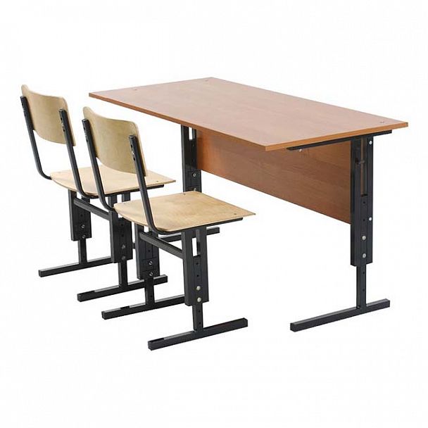 Парта Оптима, 2-местная, рег., гр.3-6 - Вид 2