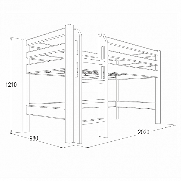 Кровать "Омега 14" №11 - Вид 2