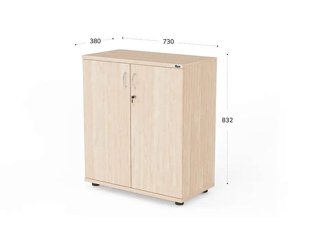 UNITY РШ3-12 ДУБ СОНОМА Закрытый шкаф Прямой 730x380x832 - Вид 2