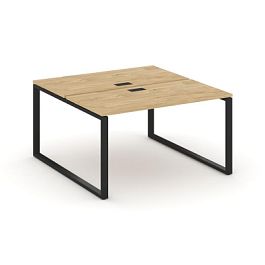 Стайл Проджект Рабочая станция 2-х сторон. SN-6O.DRS-011 Тиквуд Светлый/Металл Черный 980*1432*750 - Фото предпросмотра