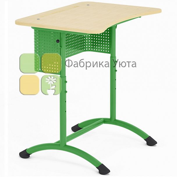 Парта одноместная ЭКСТРА (Р) с перф. экраном, рег. (3-5 гр) - Вид 3